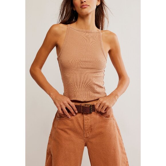 FREE PEOPLE Mia Tank / Macchiato - Picture 1 of 6